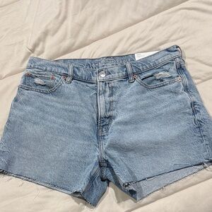American Eagle Outfitters Light Blue Denim Cutoff Shorts